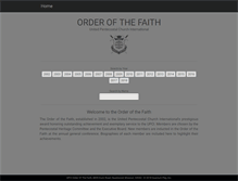 Tablet Screenshot of oof.upci.org
